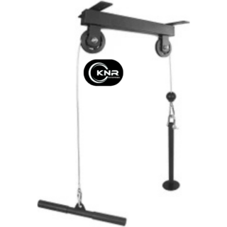 Black ceiling pulley cable model