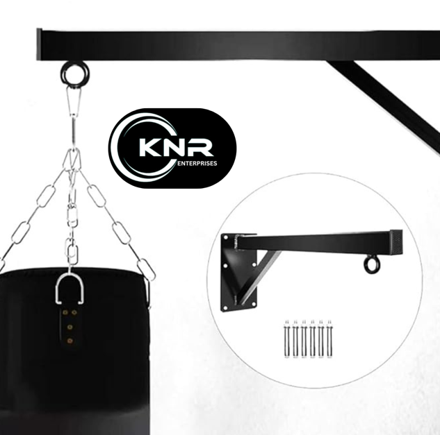 Punching bag stand 6 F black ( without handle Chain & bag not included ) - Image 4
