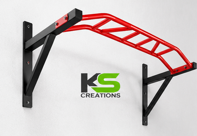 Heavy Duty Wall Mounted Pull-Up Bar for Home Gym
