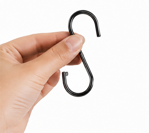 Buy Heavy Duty Black Metal S Hooks Online for Kitchen, Closet, Bathroom and Garage Organization