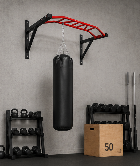 Heavy Duty Wall Mounted Pull-Up Bar for Home Gym
