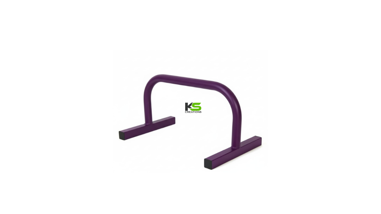 Purple Round Push Up Bar heavy-duty steel push-up stand for home gym strength training and calisthenics
