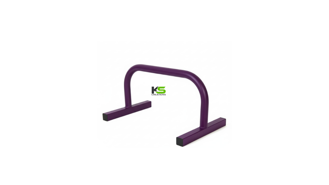 Purple Round Push Up Bar heavy-duty steel push-up stand for home gym strength training and calisthenics