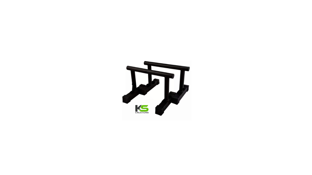 Heavy Duty Steel Push Bar for Home Gym Push-Ups, L-Sit, Handstand & Calisthenics Training