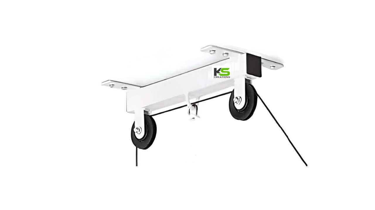 White Ceiling Pulley for Physiotherapy and Home Gym Shoulder Exercise Equipment by KS Creations