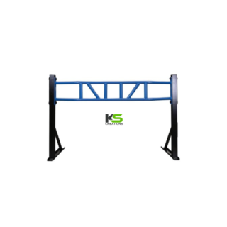 Blue Black Monkey Bar heavy-duty wall mounted steel monkey bar for home gym and calisthenics training