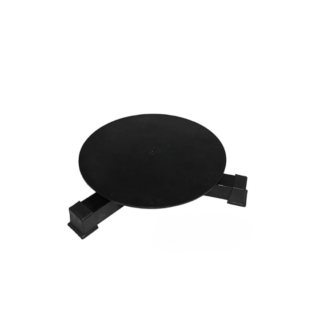 Portable black balance board for core strength, stability, rehabilitation, and balance training exercises