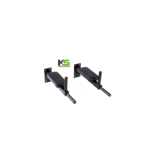 Heavy Duty Wall Mounted Dip Bar with Padded Armrests for Home Gym Strength Training