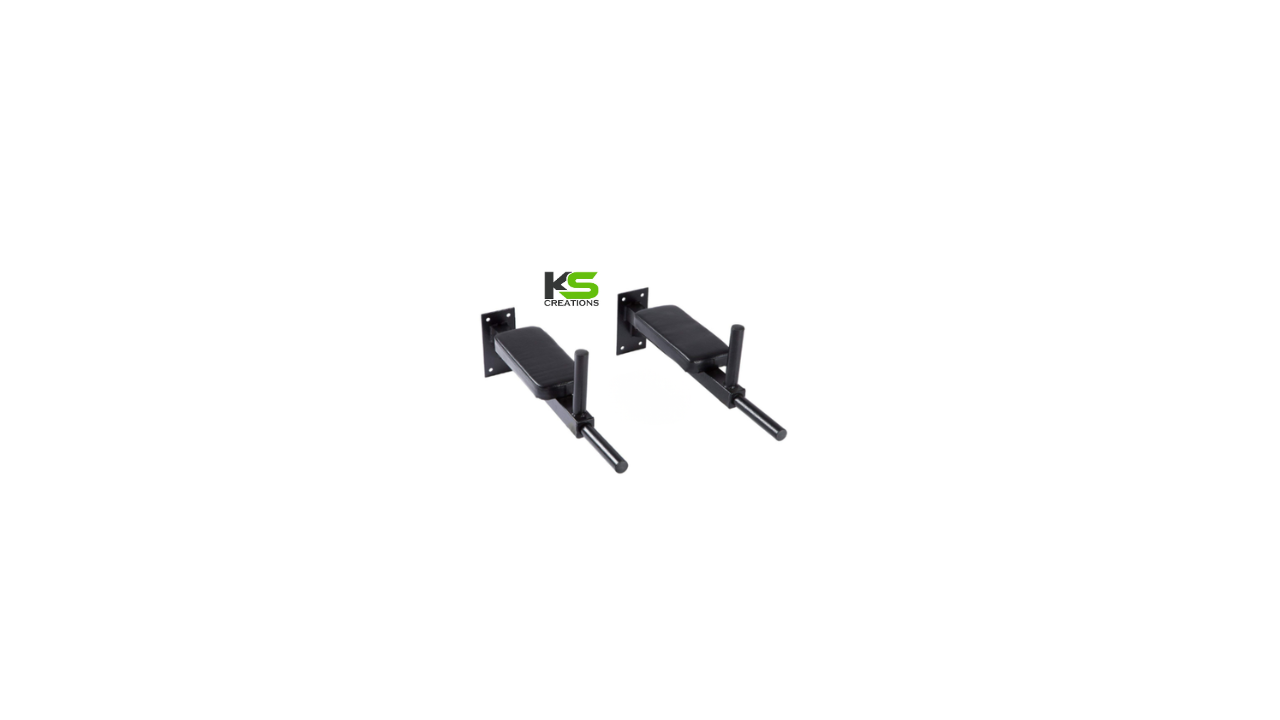 Heavy Duty Wall Mounted Dip Bar with Padded Armrests for Home Gym Strength Training