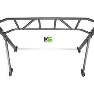 M BAR EXTRA SUPPORT Heavy Duty Wall Mounted Pull Up Bar for Home Gym by KS Creations