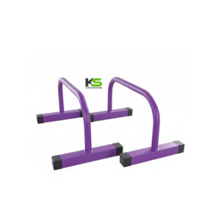 Purple Round Push Up Bar heavy-duty steel push-up stand for home gym strength training and calisthenics