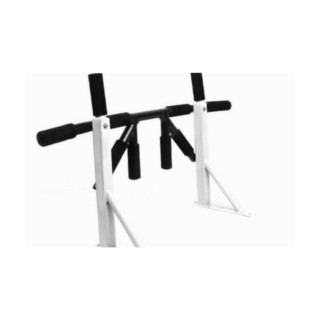 Wall mounted pull-up and dip bar for home gym workouts