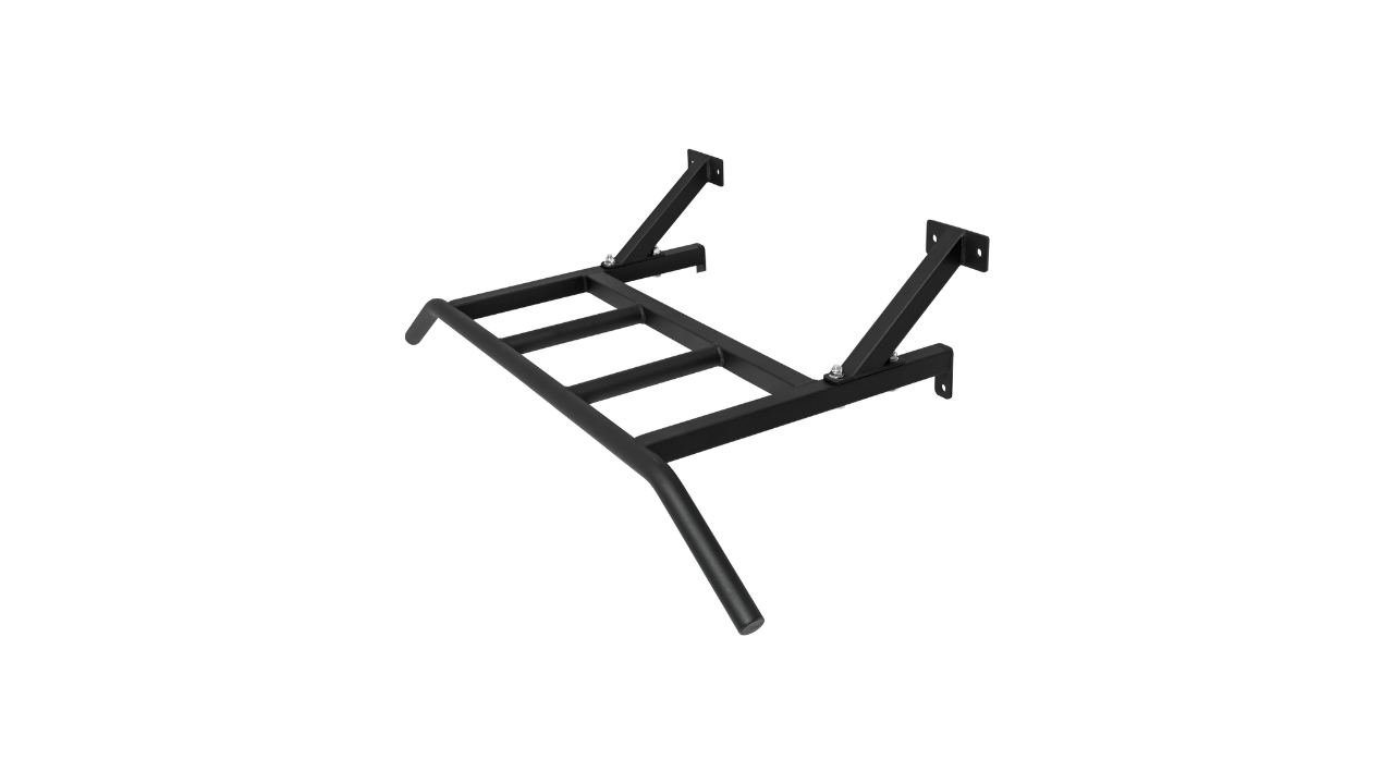 Heavy Duty Wall Mounted Pull-Up Bar with Multi-Grip Handles for Home Gym Strength Training
