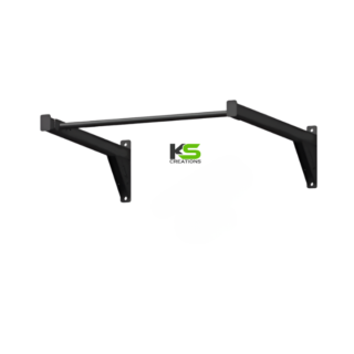 Buy Single Bar 4 Ft Wall Mounted Chin Up Bar Online | Heavy Duty Home Gym Pull-Up Bar | KS Creations