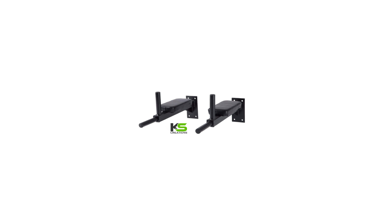 Heavy Duty Wall Mounted Dip Bar with Padded Armrests for Home Gym Strength Training