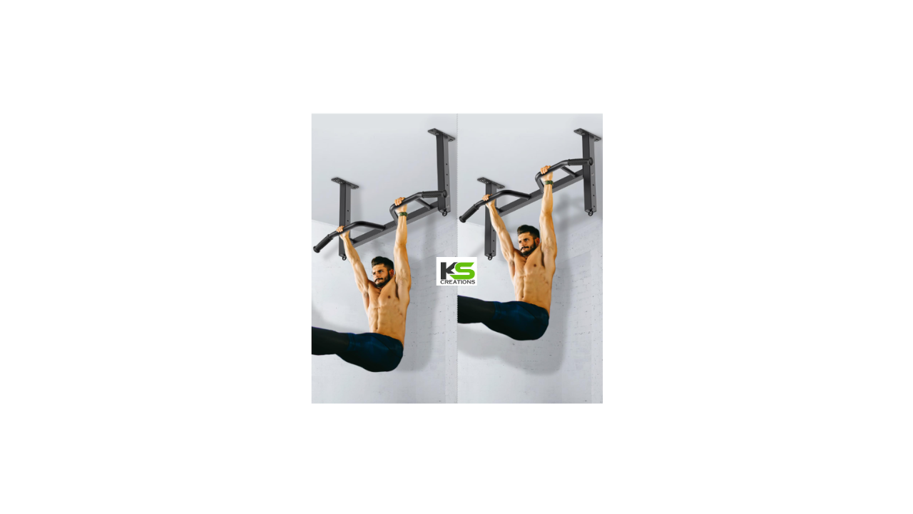 Heavy Duty Ceiling Pull-Up Bar with Multi Grip Handles
