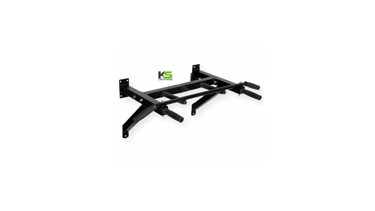 Monkey Bar Foam Grip Wall Joist Ceiling Pull Up Bar Heavy Duty Steel Home Gym Exercise Equipment