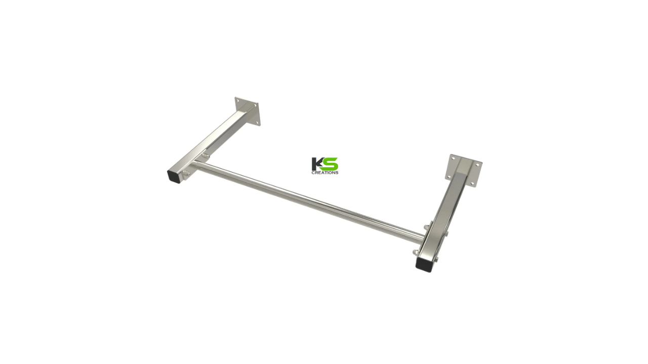 Chin Up Bar Silver Colour Heavy Duty Pull Up Bar for Home Gym Strength Training