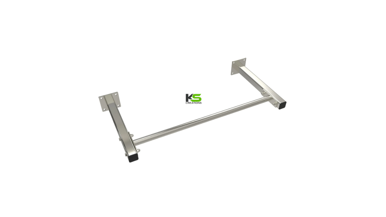Chin Up Bar Silver Colour Heavy Duty Pull Up Bar for Home Gym Strength Training
