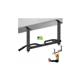 Heavy Duty Ceiling Pull-Up Bar with Multi Grip Handles