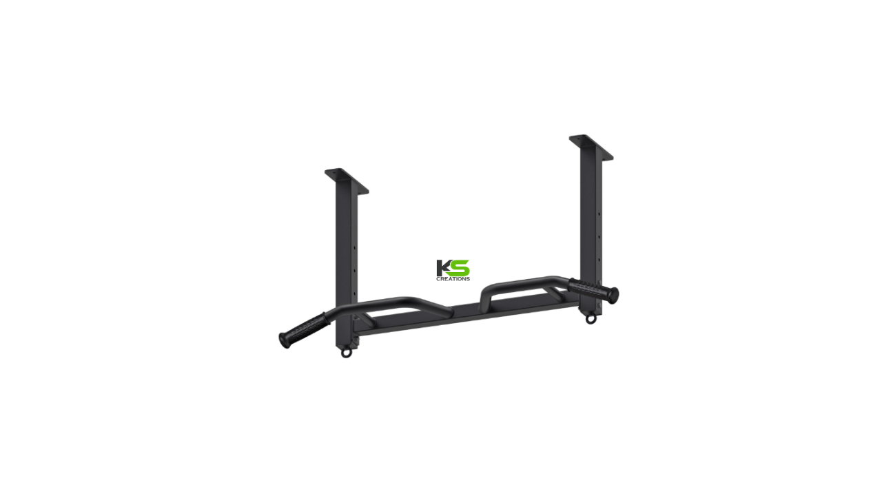 Heavy Duty Ceiling Pull-Up Bar with Multi Grip Handles