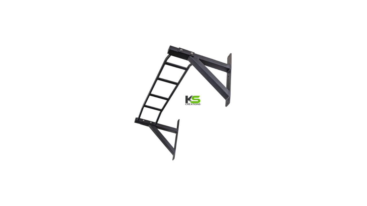 M Bar Extra Support 8F Large Patti Heavy Duty Wall Mounted Pull Up & Monkey Bar for Home Gym Strength Training